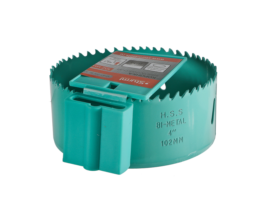 Коронка биметаллическая, 102мм, 5/8", Sturm!