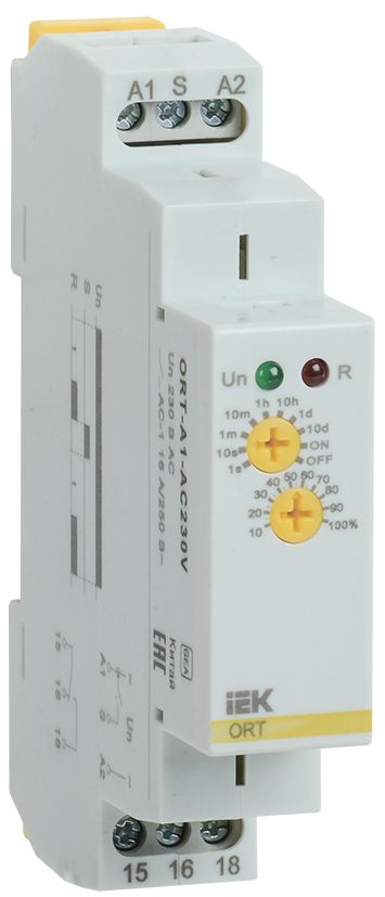 Реле задержки включения ORT 1 контакт 230В AC IEK