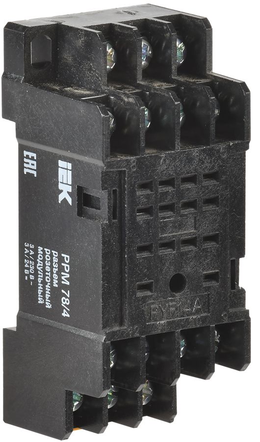Разъем РРМ78/4(PYF14A) для РЭК78/4(MY4) модульный IEK