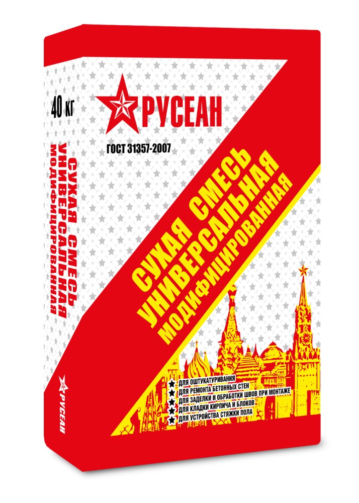 Универсальная сухая смесь М-150 модифицированная Русеан 40 кг