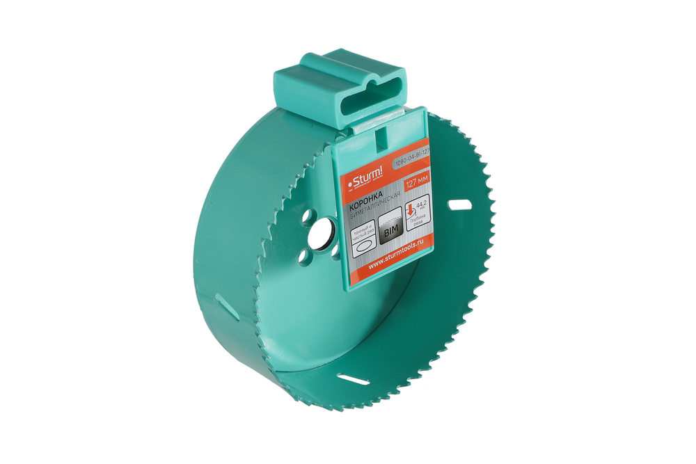 Коронка биметаллическая, 127 мм, 5/8", Sturm!