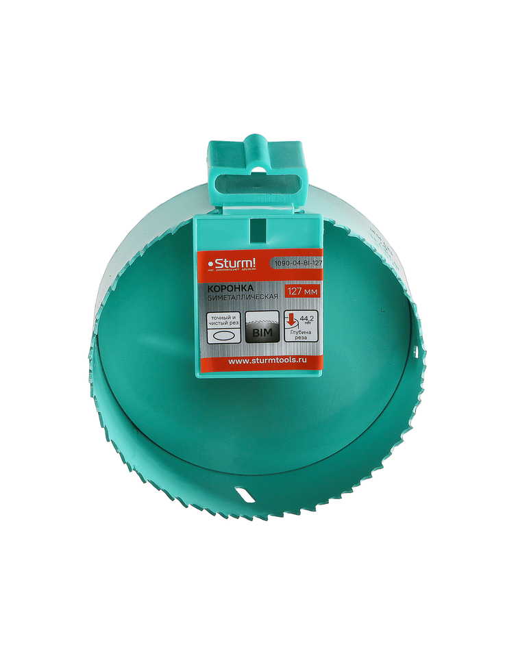 Коронка биметаллическая, 127 мм, 5/8", Sturm!