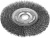 ЗУБР 125 мм, витая стальная проволока, 0.3 мм, Щетка дисковая, Профессионал (35185-125)