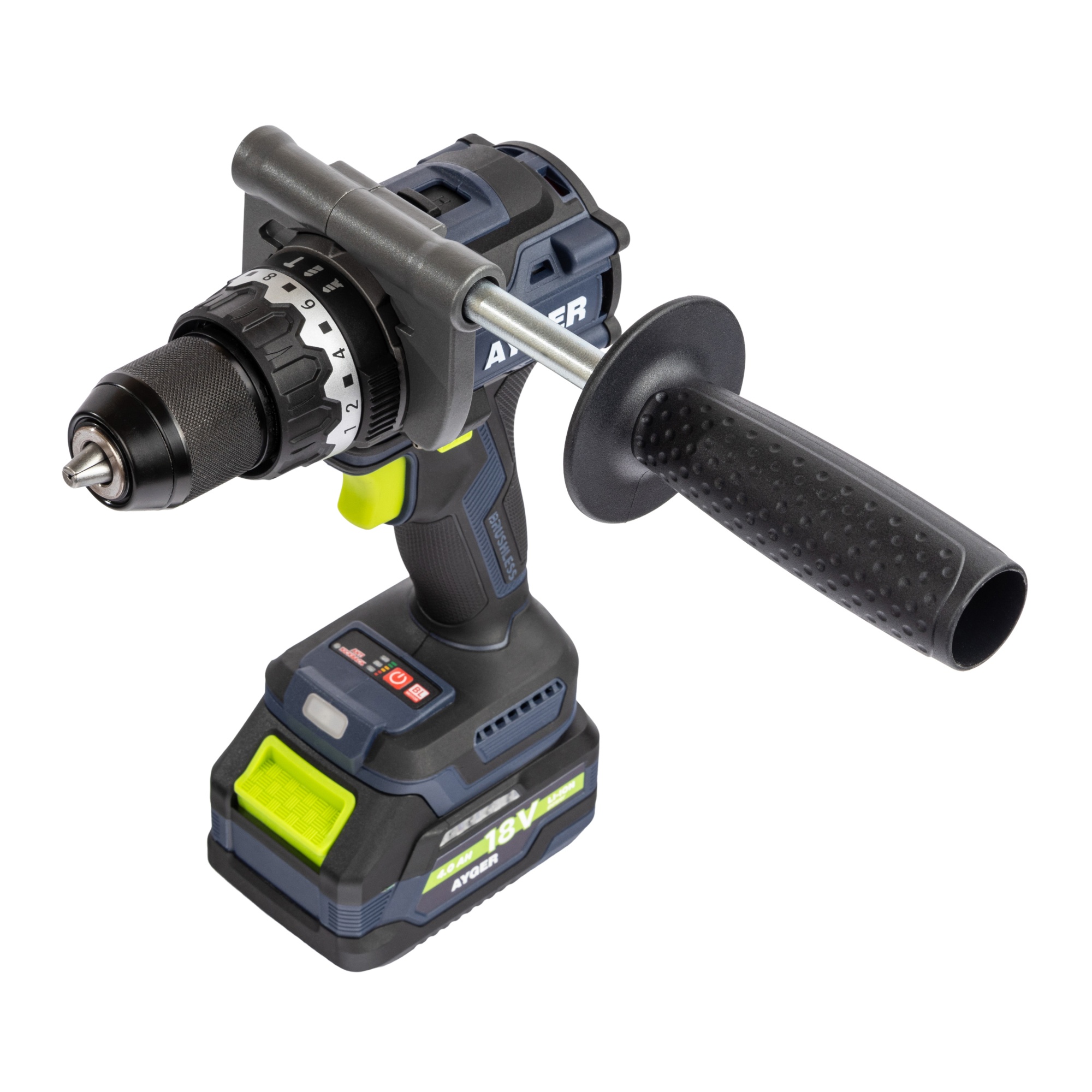 Дрель-шуруповерт AYGER AP20BL4-160
