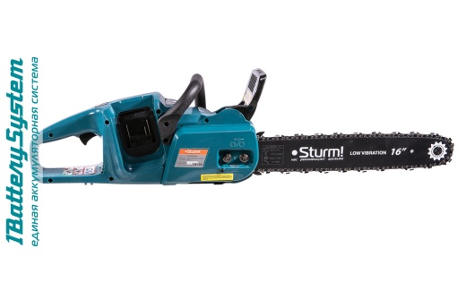 Аккумуляторная цепная пила Sturm! CSC3616BL 1BatterySystem