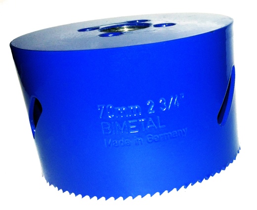 Коронка Bi-metall D- 73мм (мелкий зуб)