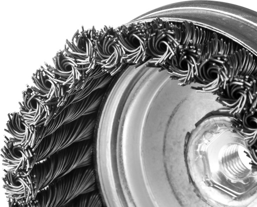 ЗУБР 80 мм, стальная проволока, 0.8 мм, Щетка чашечная, Профессионал (35271-080)