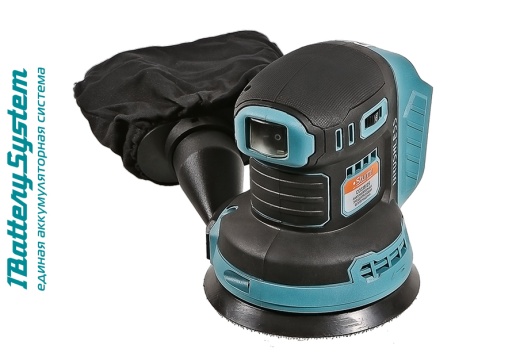 Аккумуляторная эксцентриковая шлифмашина б/щ Sturm! COS18125 1BatterySystem