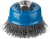 ЗУБР 60 мм, витая стальная проволока, 0.3 мм, Щетка чашечная, Профессионал (35261-060)