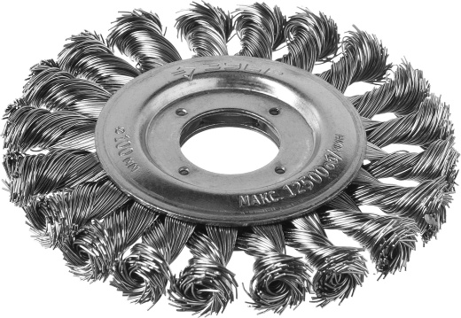 ЗУБР 100 мм, стальная проволоки 0.5 мм, Щетка дисковая, Профессионал (35190-100)