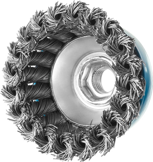 ЗУБР 80 мм, стальная проволока, 0.5 мм, Щетка чашечная, Профессионал (35275-080)